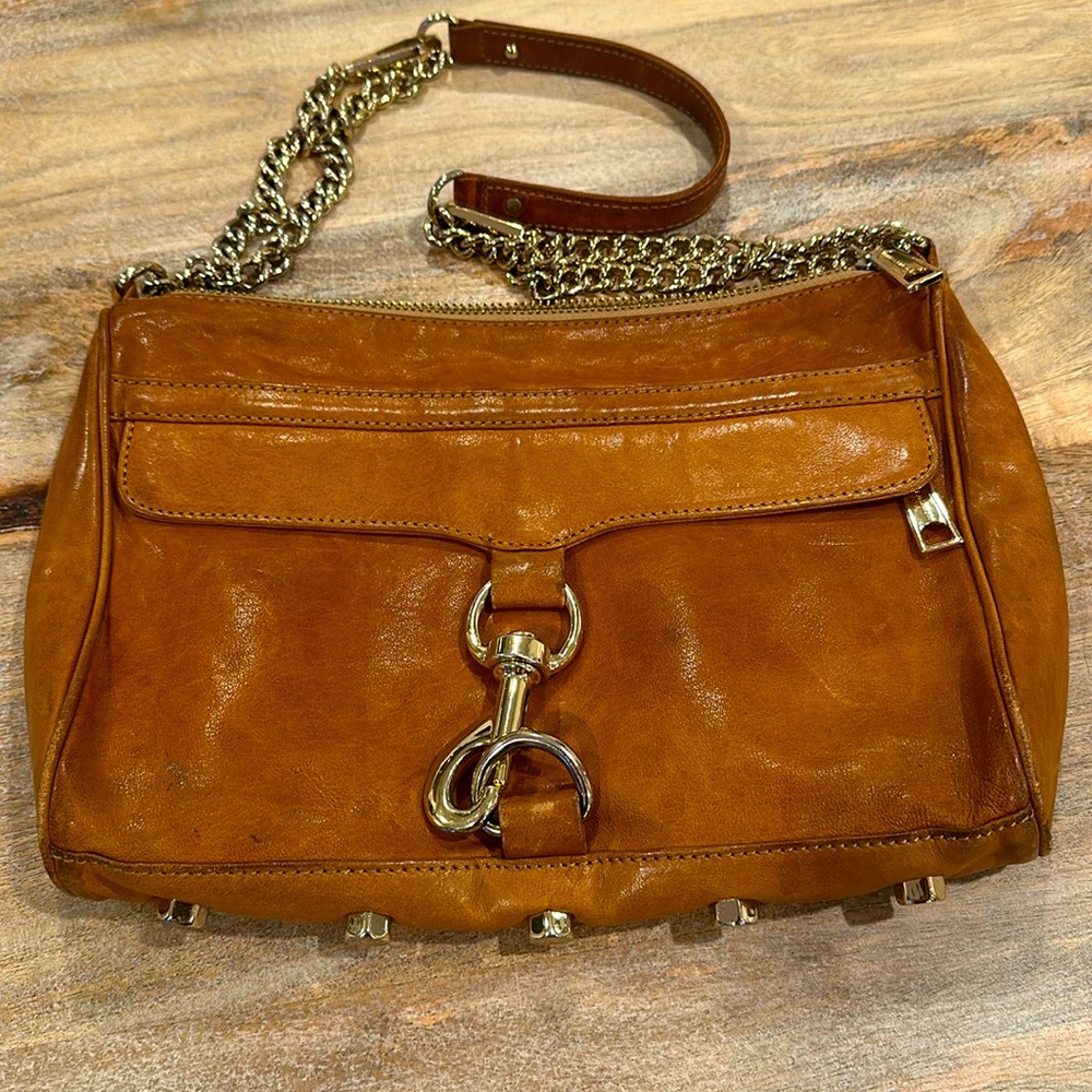 Rebecca Minkoff large Mac leather Bag. Camel colored. - Picture 3 of 16